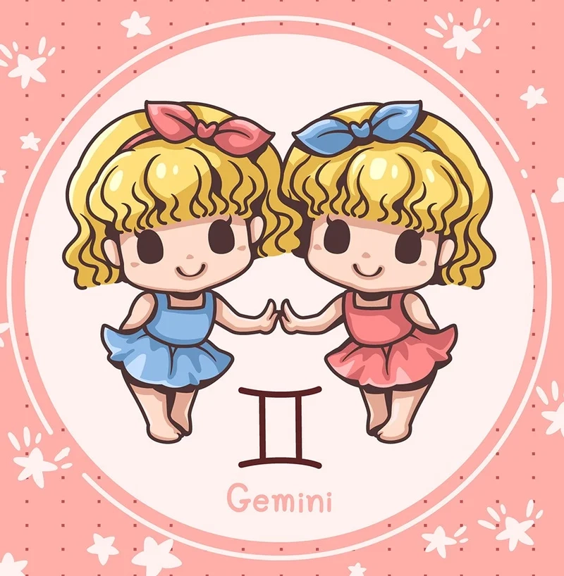 Ngắm bộ sưu tập cung song tử nữ chibi tuyệt đẹp