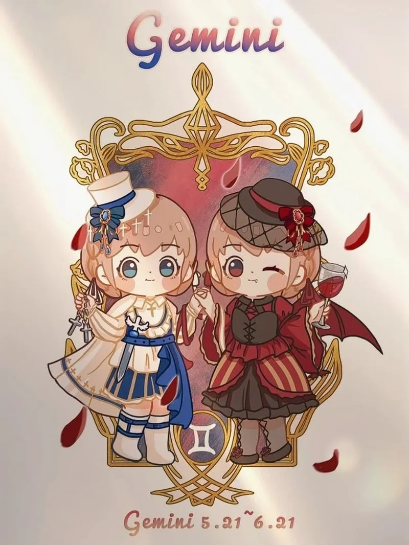 Thỏa sức sáng tạo với chibi song tử đáng yêu