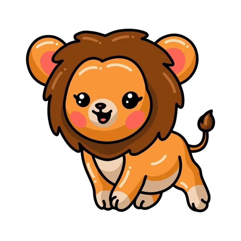 Thỏa sức sáng tạo với vẽ sư tử chibi độc đáo