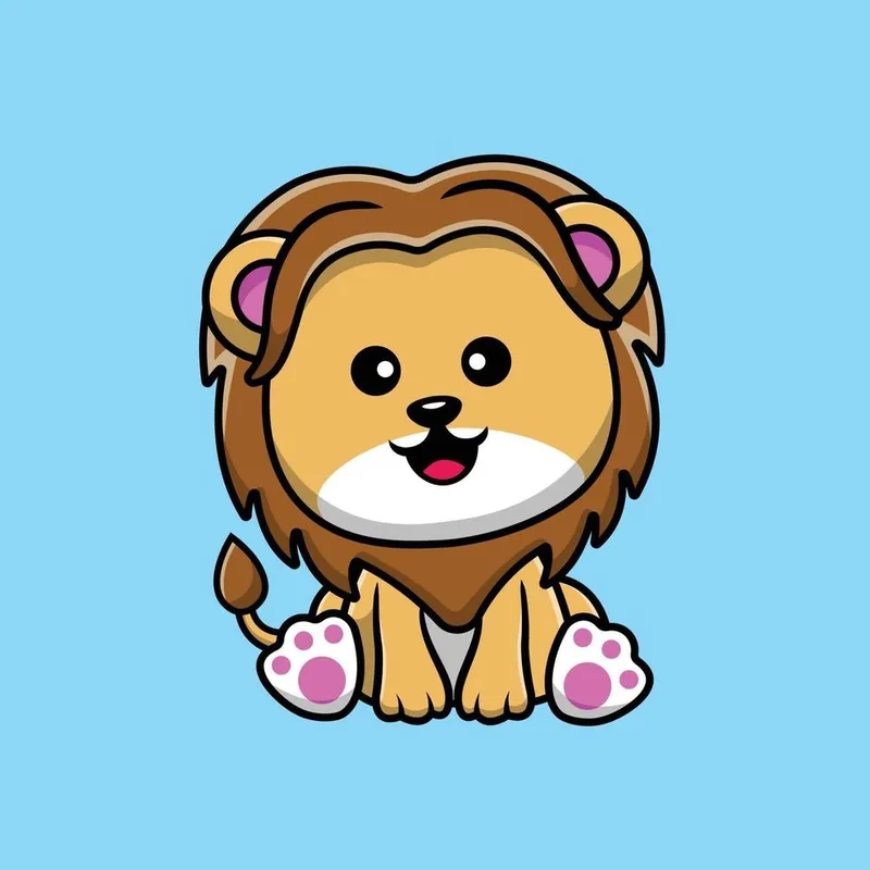 Bộ ảnh chibi sư tử cực chất cho bạn trẻ