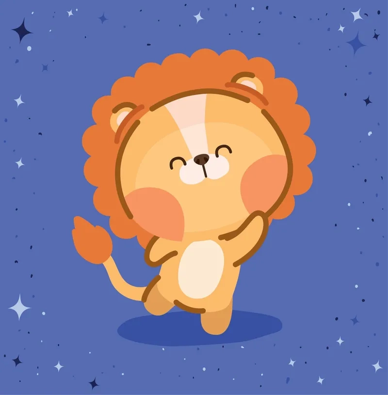 Khám phá ngay hình ảnh con sư tử chibi dễ thương