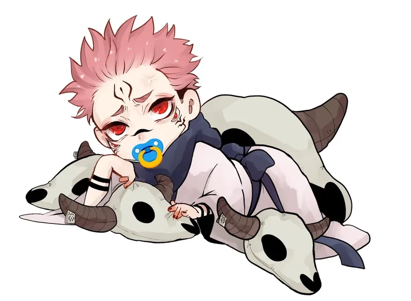 Làm mới màn hình với hình nền sukuna chibi độc đáo