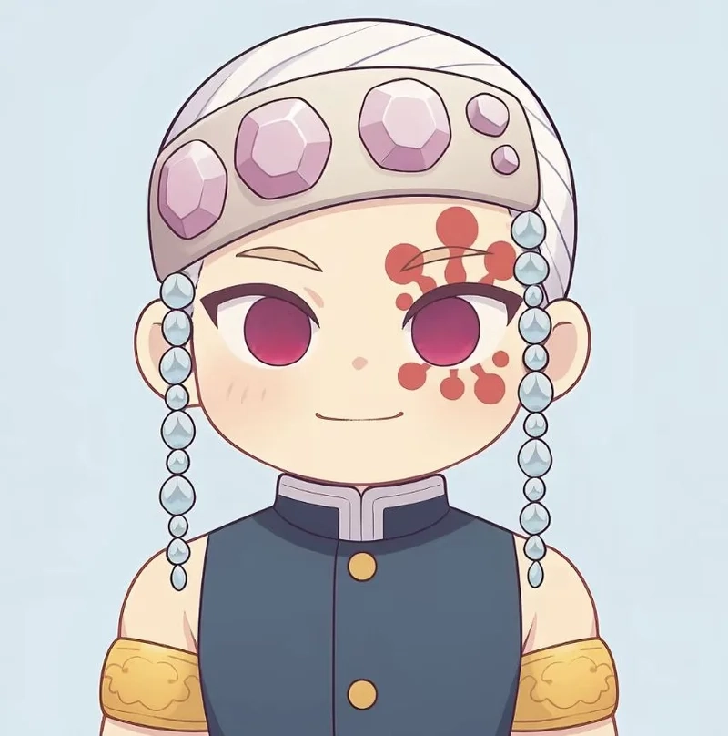 Lưu giữ khoảnh khắc với tengen uzui chibi png độc đáo