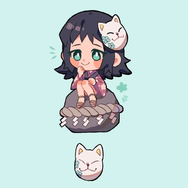 Khám phá ngay thanh gươm diệt quỷ chibi cute siêu dễ thương hôm nay