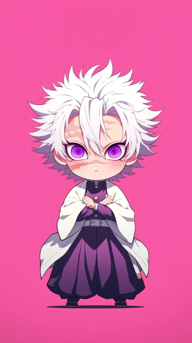 Trang trí màn hình với hình nền thanh gươm diệt quỷ chibi cute đáng yêu
