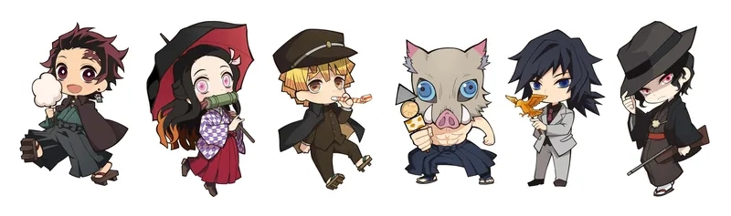 Thỏa sức sáng tạo với chibi thanh gươm diệt quỷ ngộ nghĩnh