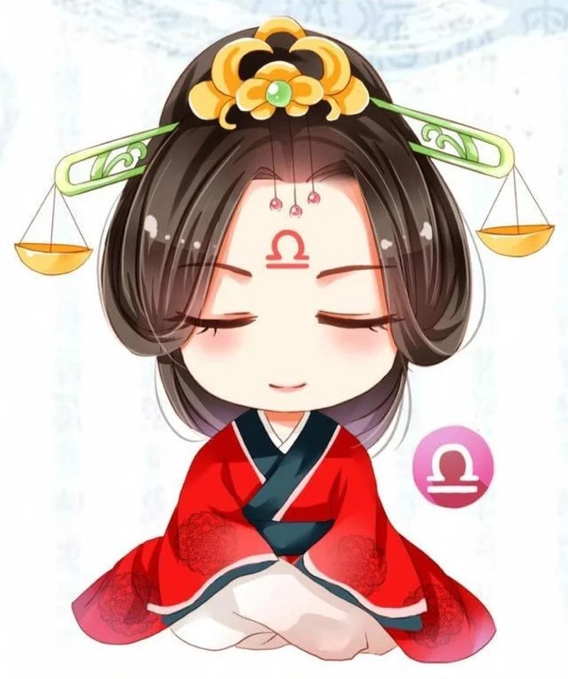 Thêm niềm vui với thiên bình chibi cute cực xinh