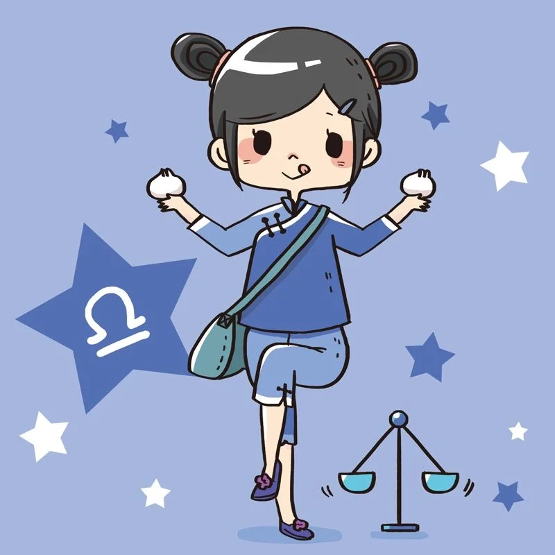 Fan sẽ mê ảnh anime chibi cung thiên bình ngay lần đầu