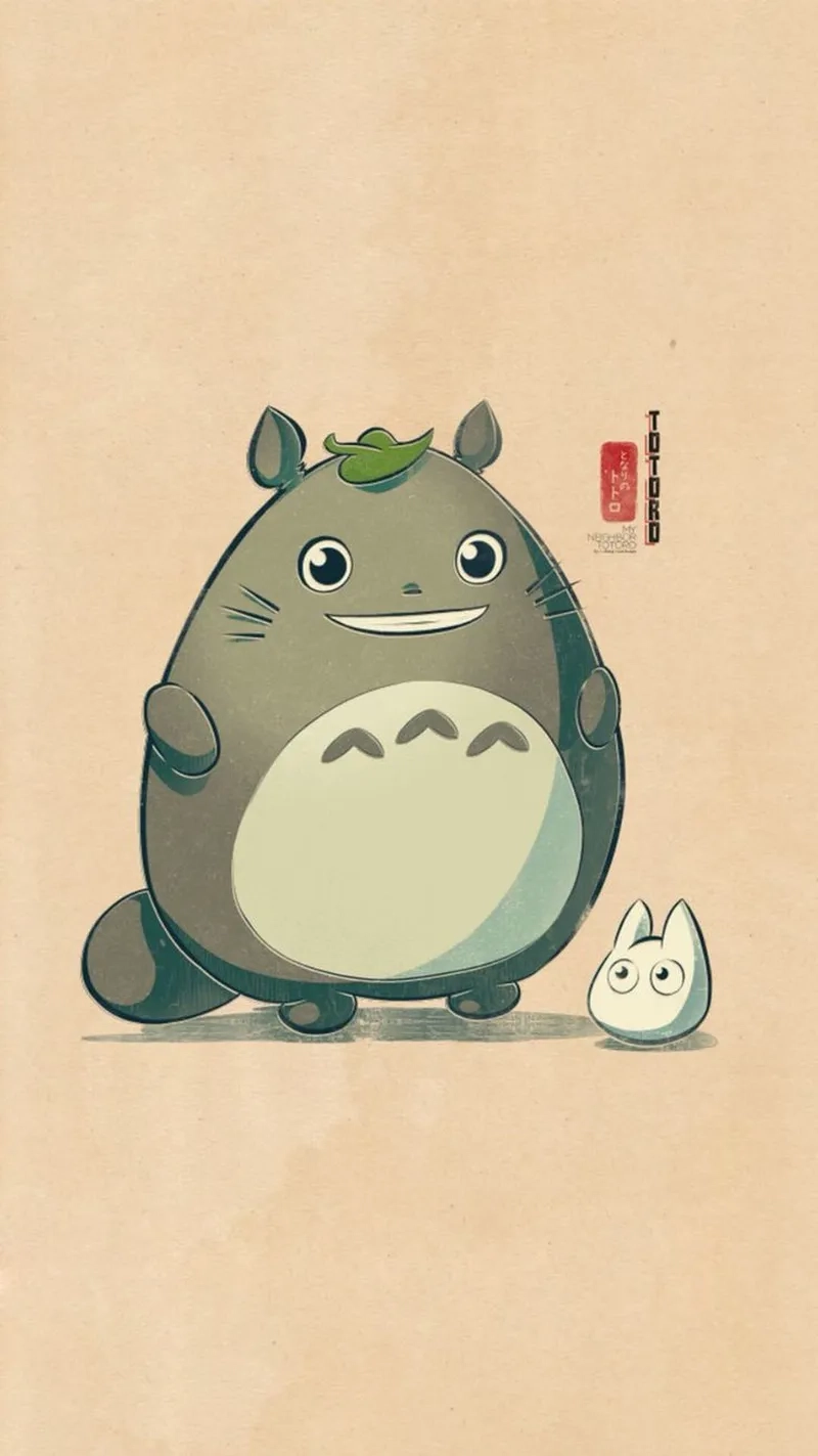 Thưởng thức vẻ cute của totoro chibi cute