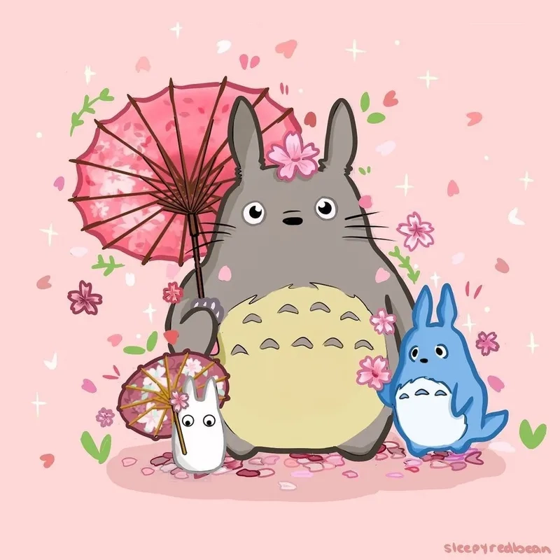 Sưu tầm chibi totoro characters độc đáo và dễ thương