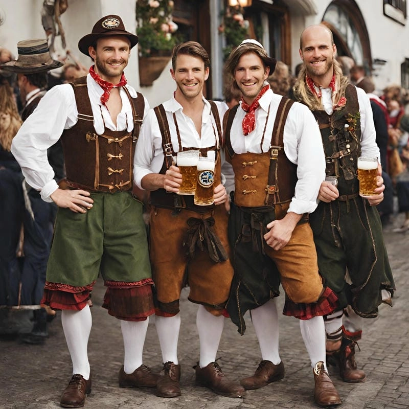 Lạc lối trong trang phục Oktoberfest ấn tượng