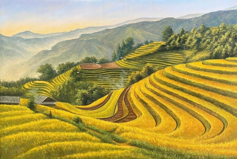 Thức dậy cùng tranh phong cảnh tuyệt mỹ