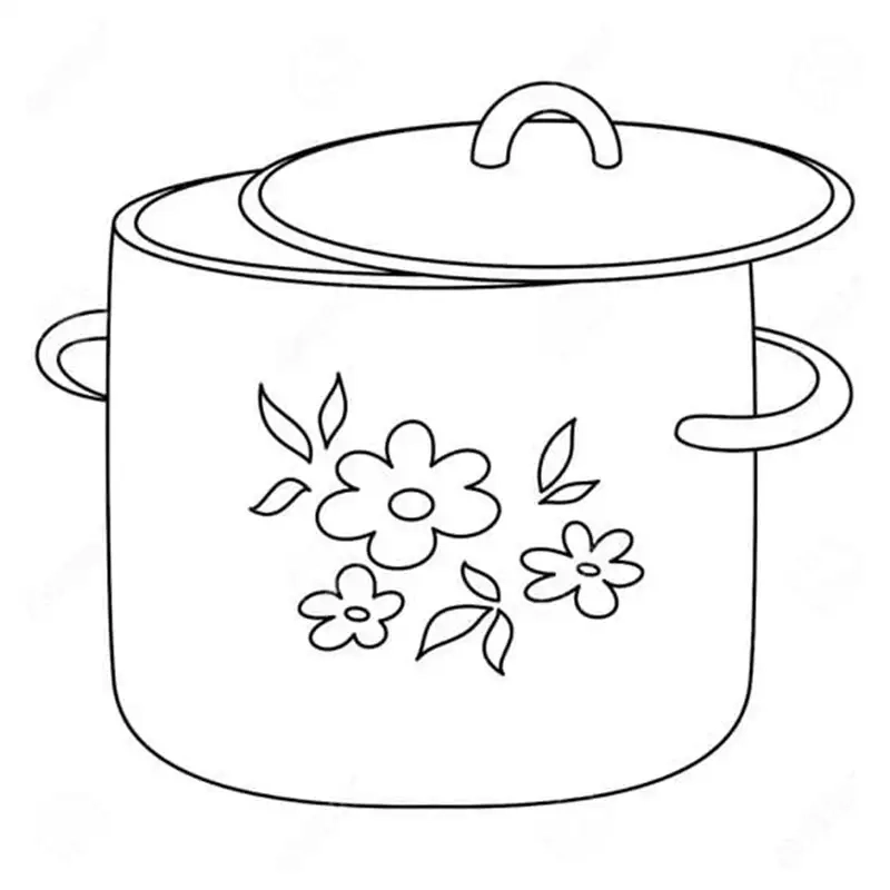 Thỏa sức sáng tạo cùng tranh tô màu cái nồi sinh động