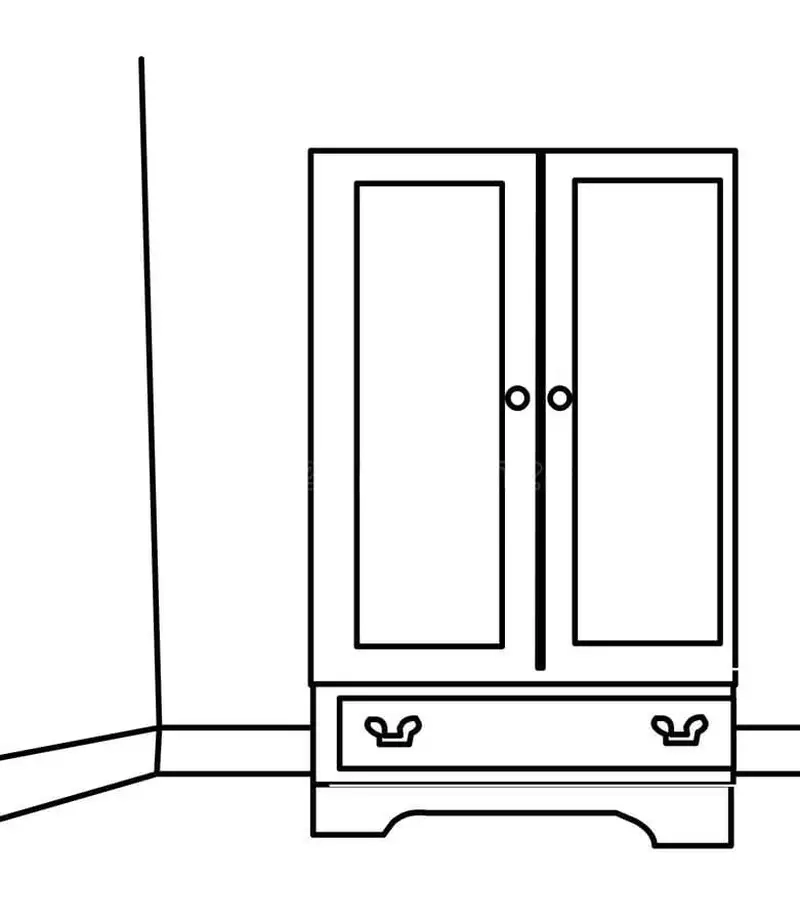 Khám phá tranh tô màu cái tủ quần áo giúp bé phát triển trí tưởng tượng