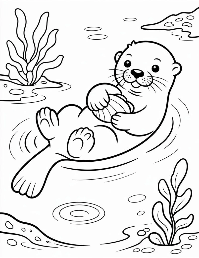 Khám phá nghệ thuật qua Tranh tô màu sư tử biển cho lớp 4 độc đáo
