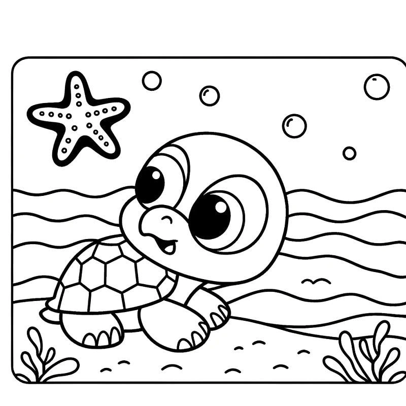 Khám phá thế giới sinh động cùng tranh tô màu con vật dưới biển