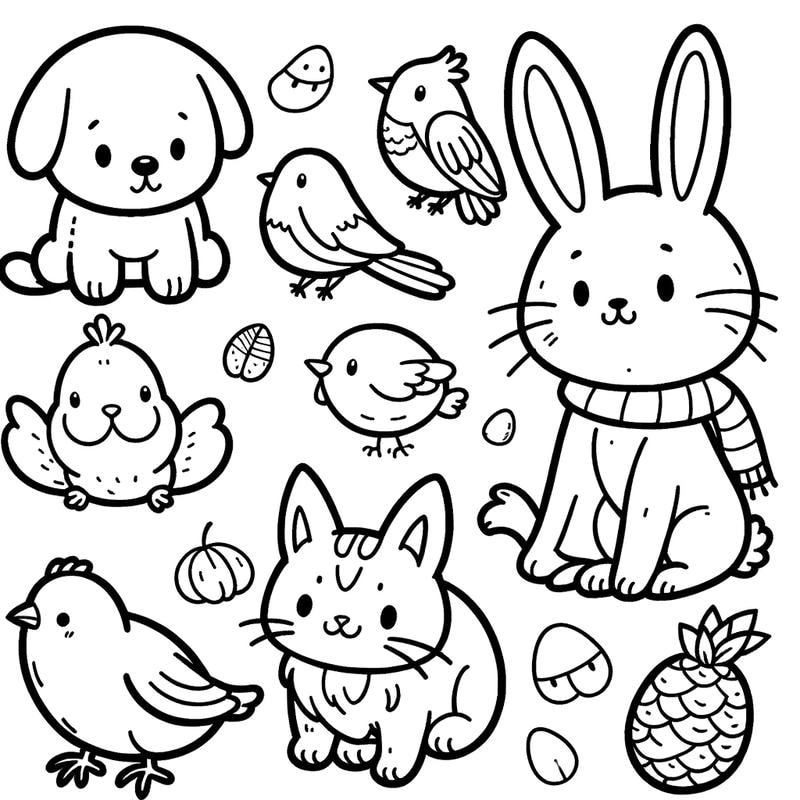 Thỏa sức sáng tạo với mẫu tranh tô màu con vật khó vẽ độc đáo