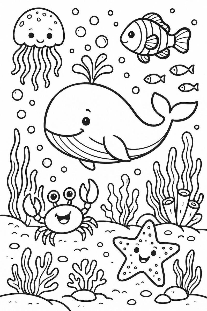 Tải ngay tranh tô màu con vật khó in miễn phí cho bé vui học