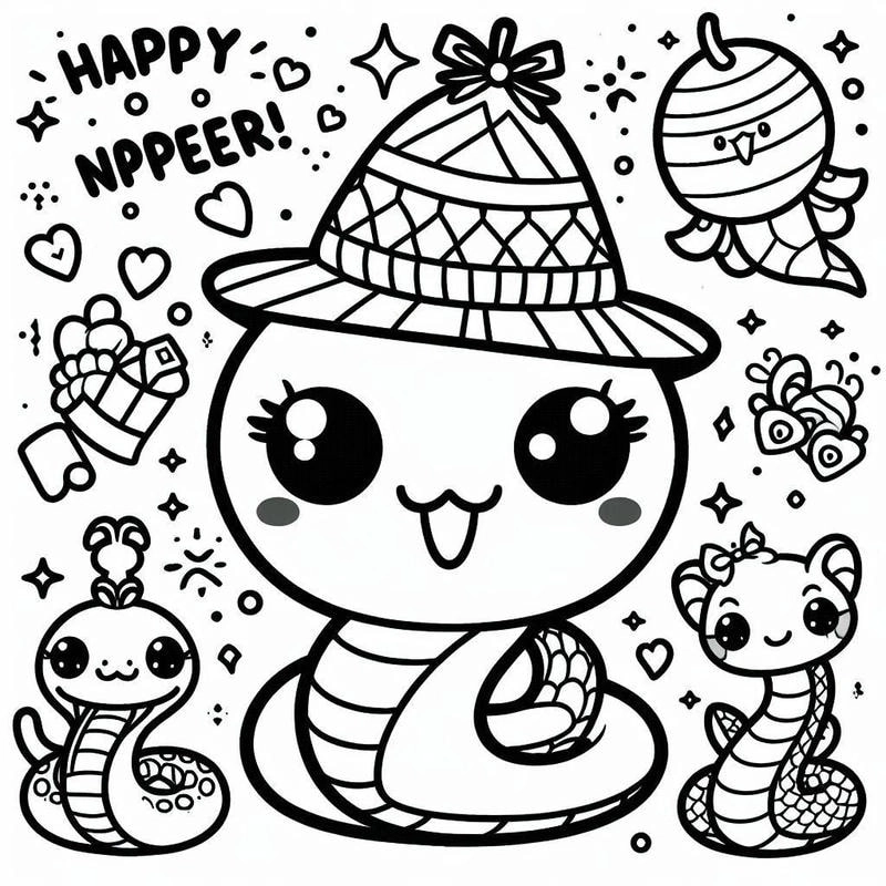 Bé lớp 3 mê mải với Tranh tô màu con vật Tết cho lớp 3 sáng tạo không giới hạn