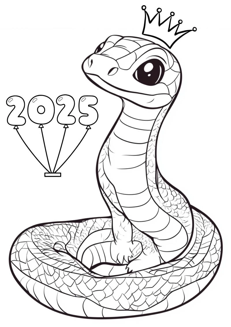 Tô ngay Tranh tô màu con vật Tết Nguyên Đán cho bé thỏa sức sáng tạo