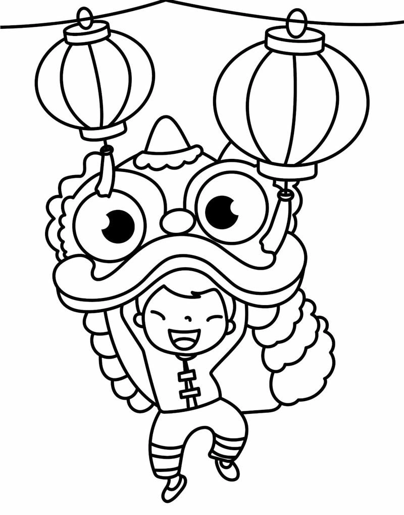 In nhanh Tranh tô màu con vật Tết PDF cho bé luyện tô sáng tạo