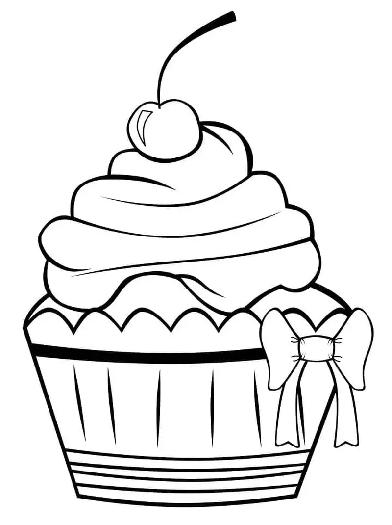 Tranh tô màu cupcake là như thế nào
