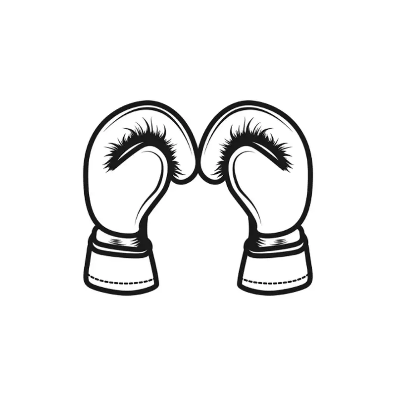 Thách thức vẽ tranh tô màu găng tay boxing phức tạp