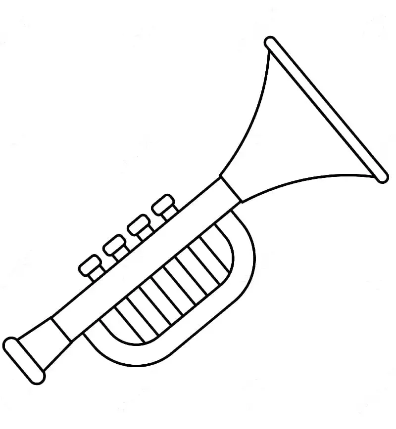 Tranh tô màu kèn trumpet là như thế nào?