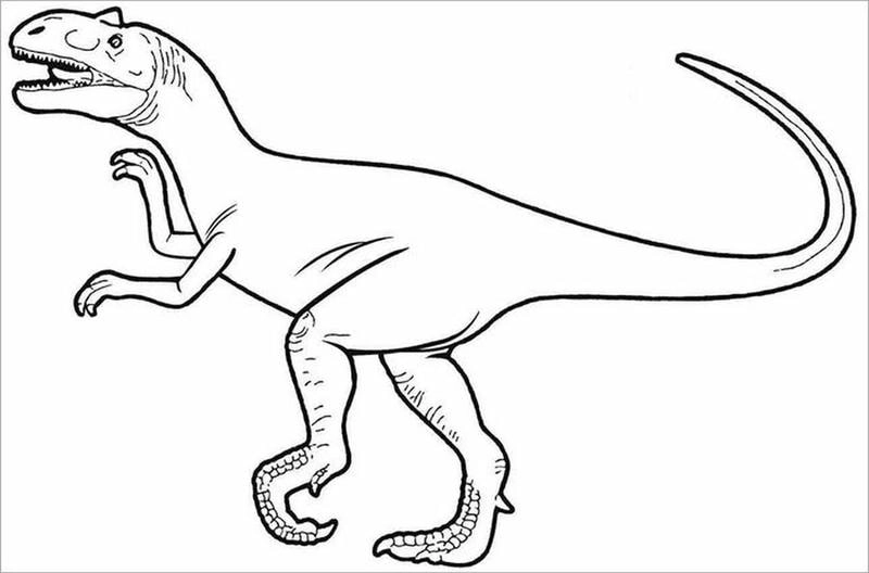 Khám phá thế giới tiền sử với tranh tô màu con khủng long