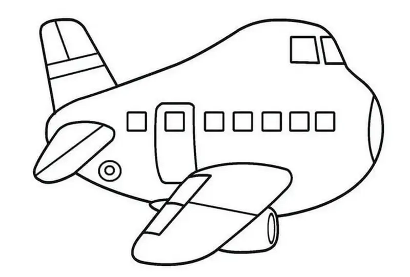 Bé phát triển khả năng hội họa qua vẽ tô màu máy bay