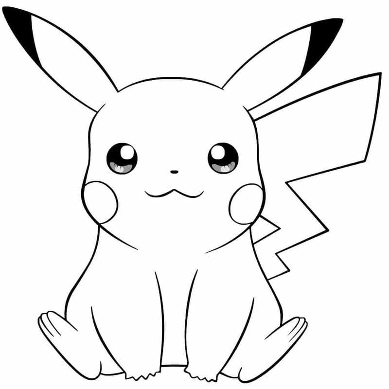 Khám phá bé tô màu Pikachu vui sáng tạo
