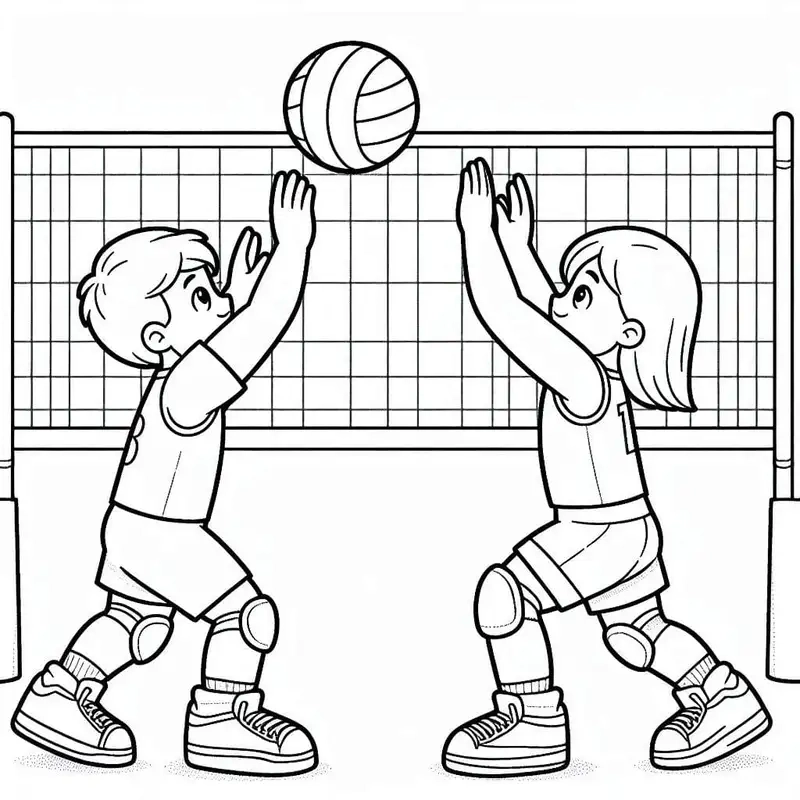 Bé thích thú với tranh tô màu thể thao sáng tạo
