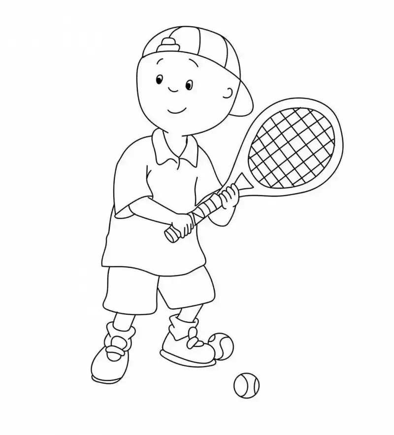 Thử thách với tranh tô màu vợt tennis phức tạp đẹp mắt