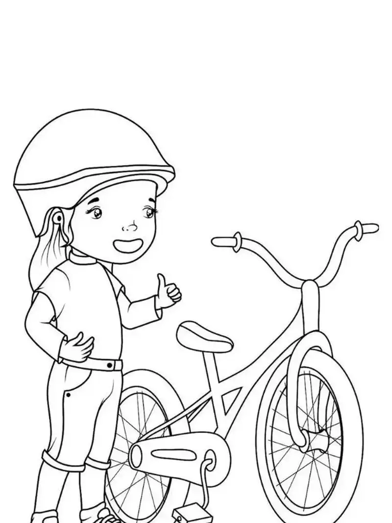 Khơi dậy sáng tạo cùng tô màu xe đạp cho các bé nhỏ