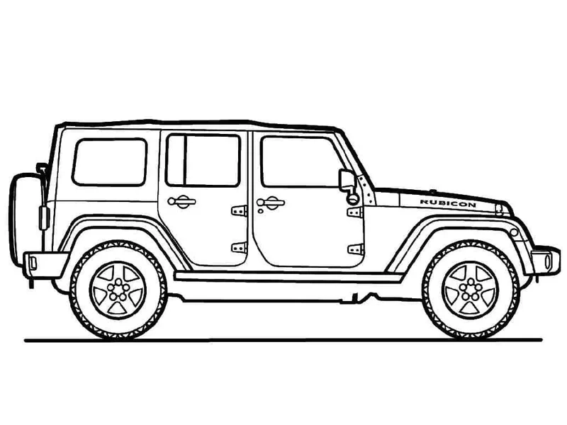 Bé mê phiêu lưu đừng bỏ lỡ tranh tô màu xe off-road