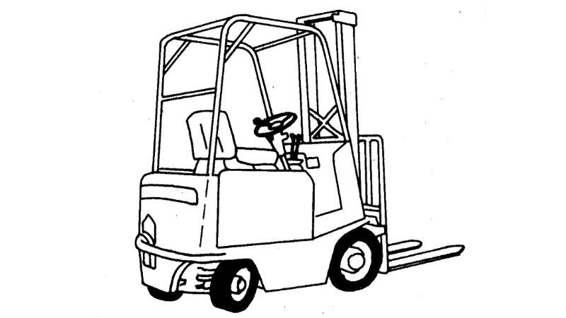 Trải nghiệm sắc màu mới lạ cùng bộ sưu tập tô màu xe nâng dầu hấp dẫn
