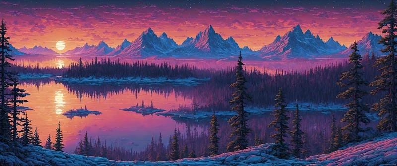 Ngắm nhìn vẻ đẹp vẻ đẹp thiên nhiên huyền ảo