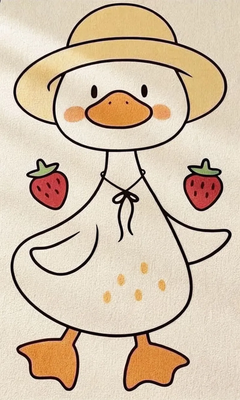 Bộ sưu tập vịt cute chibi dễ thương hết nấc