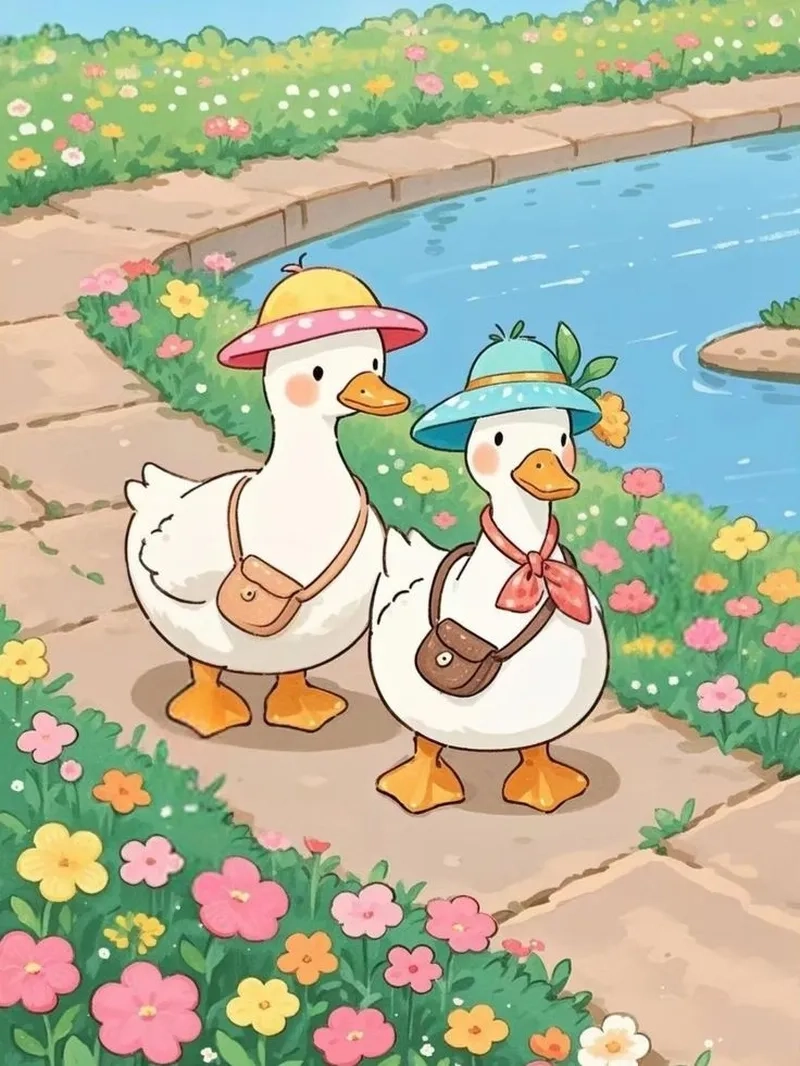 Bé nào cũng mê bé vịt cute ngộ nghĩnh