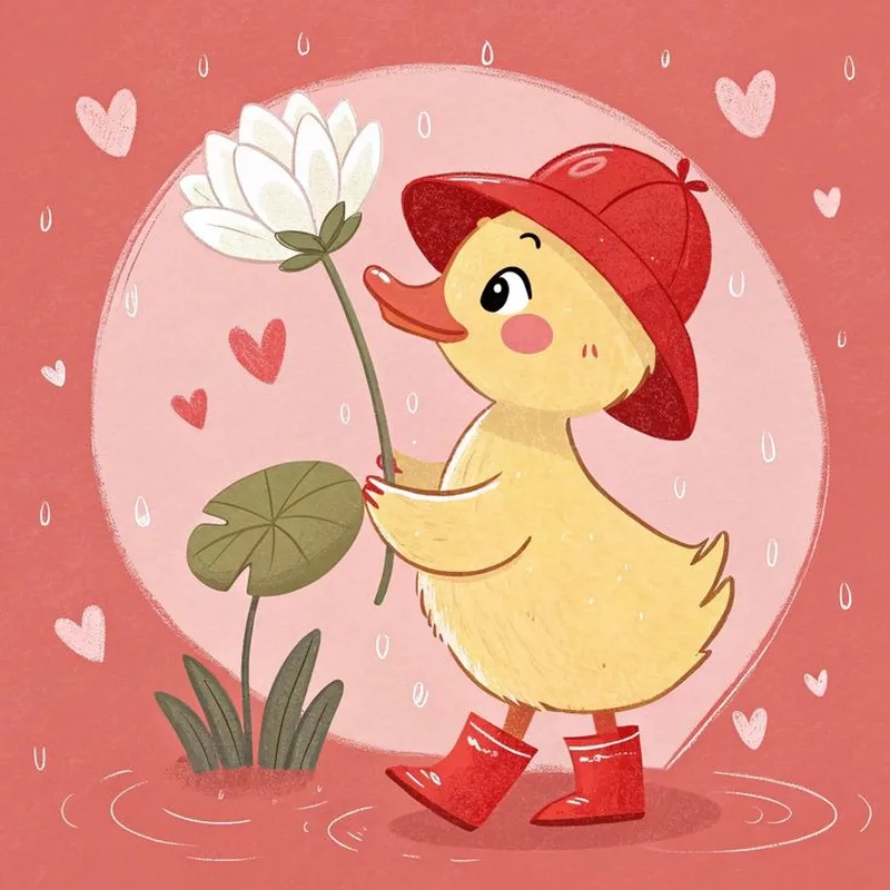 Tải về ngay con vịt chibi cute cực dễ thương