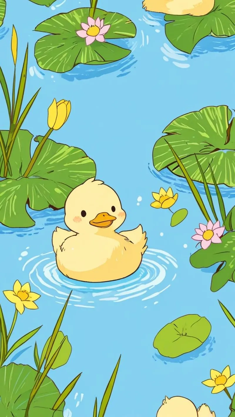 Bộ sưu tập ảnh vịt chibi đáng yêu nhất
