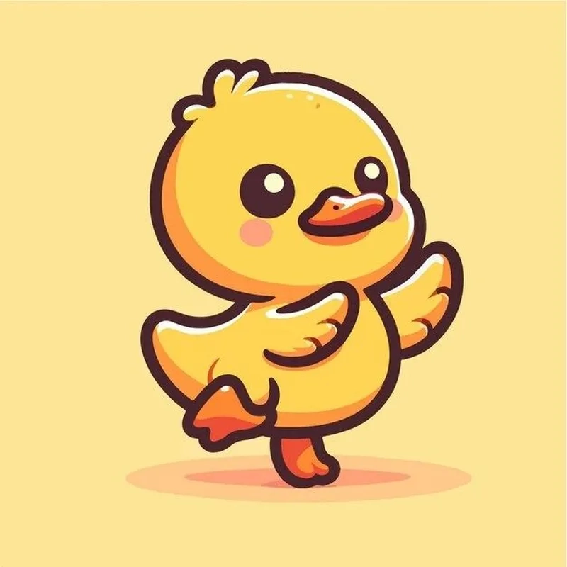 Trang trí điện thoại bằng hình nền con vịt chibi