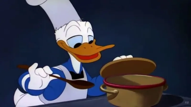 Trọn bộ vịt donald hoạt hình dễ thương hài hước