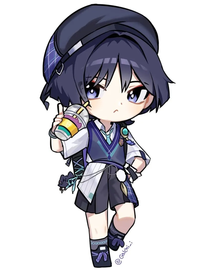 Lưu giữ khoảnh khắc với hình wanderer chibi