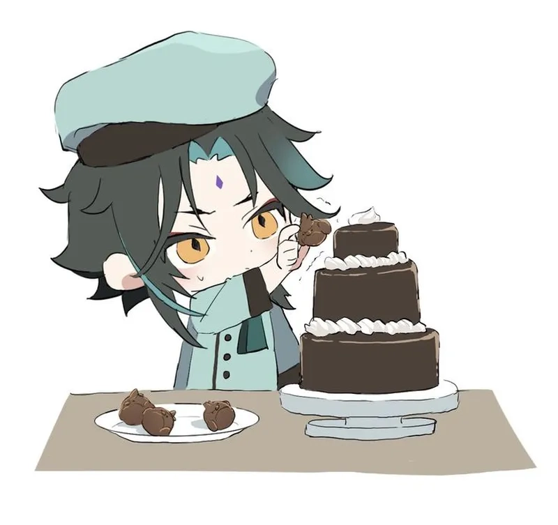 Thưởng thức xiao chibi cute đáng yêu cho mọi fan Genshin
