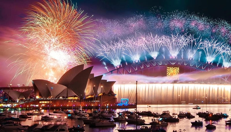 Săn những bức ảnh lễ hội Sydney New Year's Eve rực rỡ