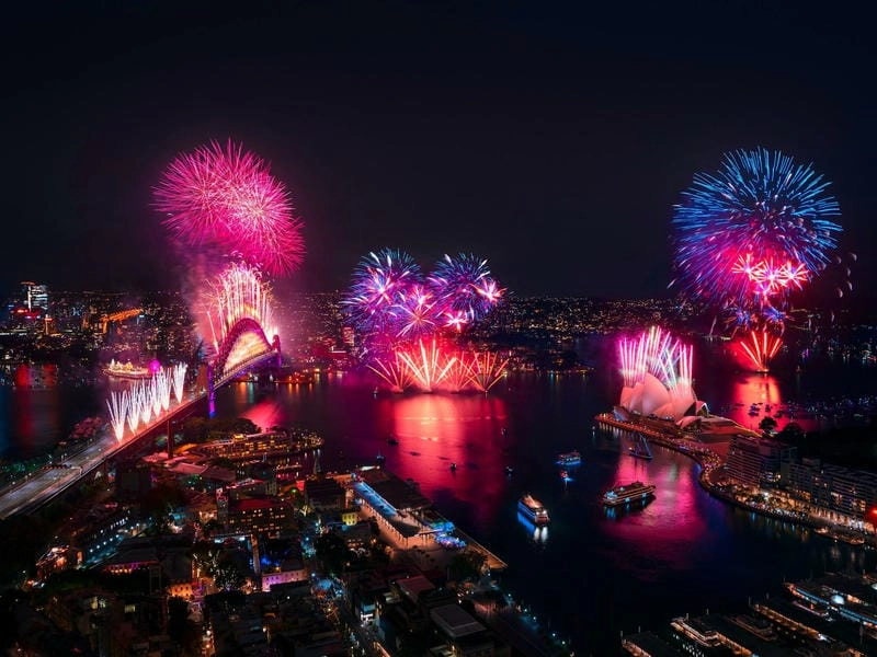 Thức dậy cùng lễ hội Sydney New Year's Eve ấn tượng