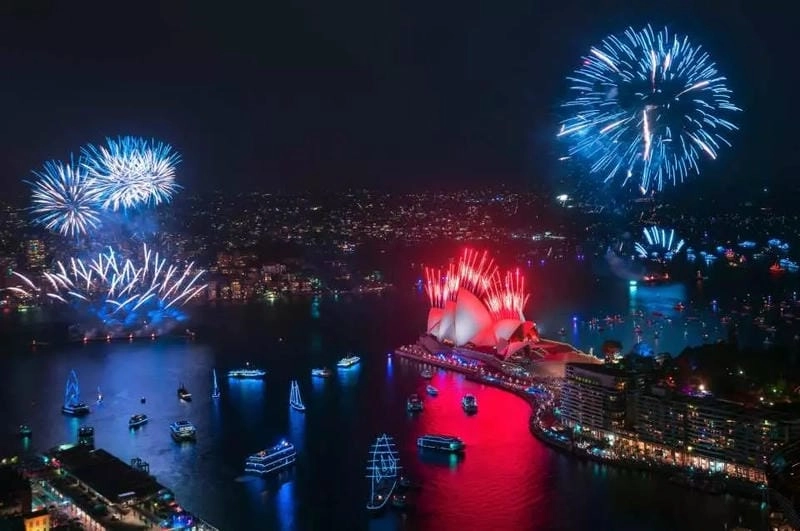 Sưu tầm những bức lễ hội Sydney New Year's Eve nổi bật