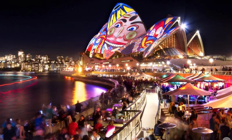 Lạc lối trong lễ hội Vivid Sydney đặc sắc