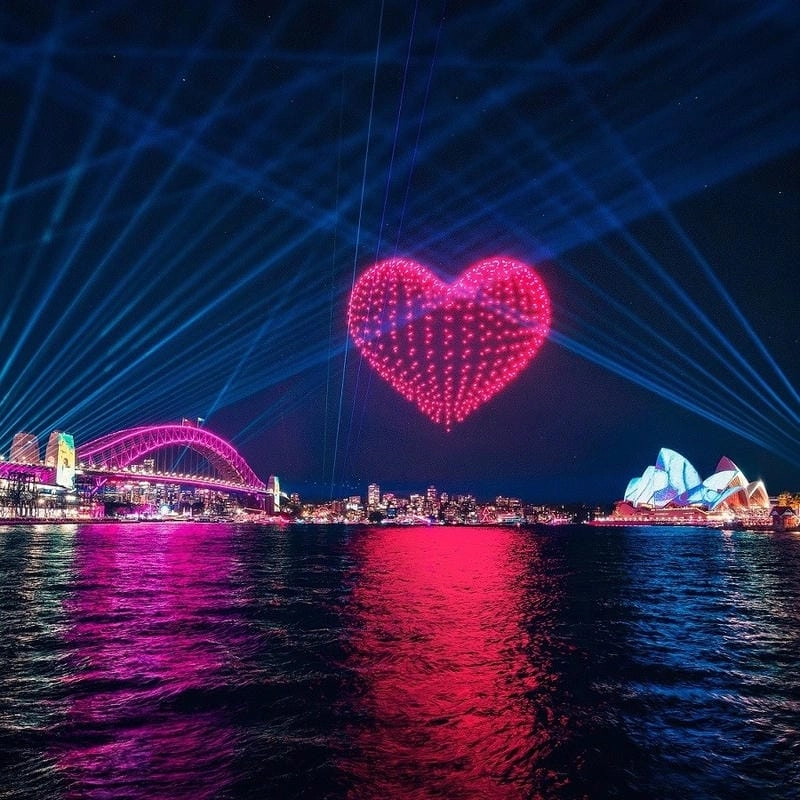 Thức dậy cùng lễ hội Vivid Sydney ấn tượng